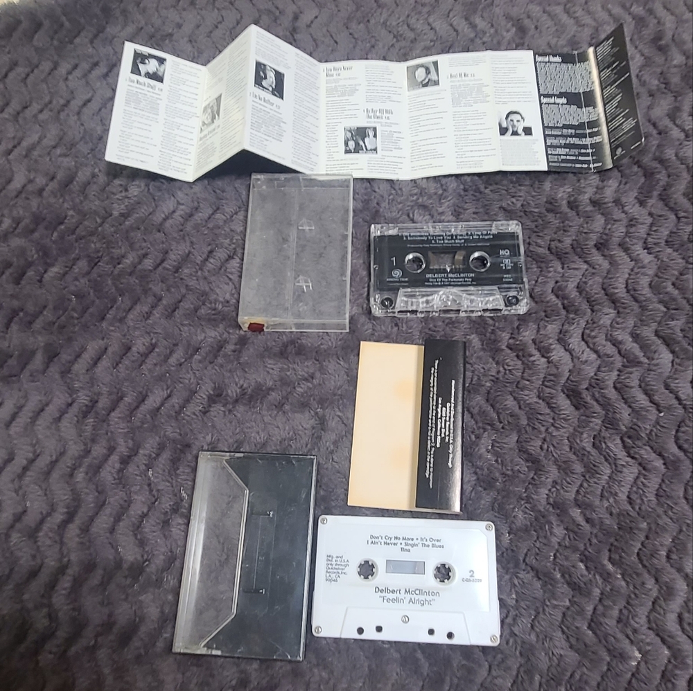 Delbert McClinton Set Of Two Vintage Cassettes